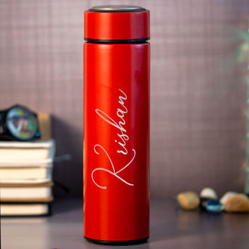Red Stainless Steel Water Bottle | Love Craft Gifts