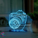 3d Acrylic Multi-Colored Camera LED Lamp