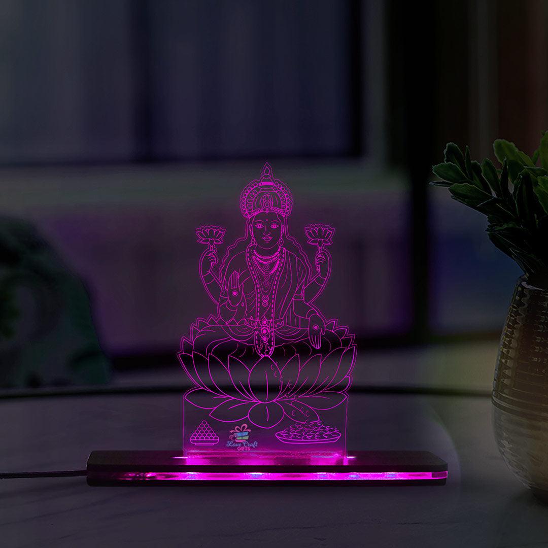 3D Acrylic Religious Mata Lakshmi Ji