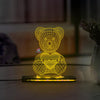 3d Acrylic Teddy Name LED Lamp