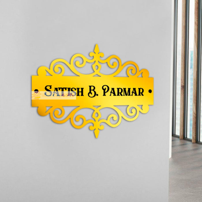 Modern Acrylic Home Name Plates | love craft gift