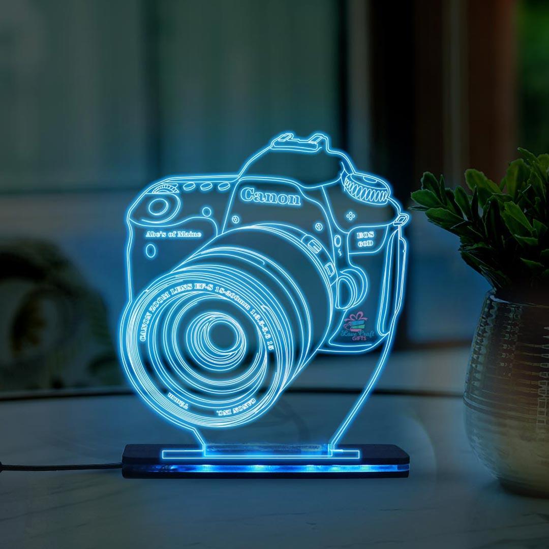 3d Acrylic Multi-Colored Camera LED Lamp