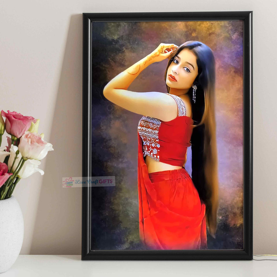 SPECIAL ACRYLIC LED OIL PAINTING FRAME | LED ILLUMINATED WALL ART