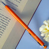 Customized Orange Metallic Finish Ball Pen