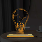 VALENTINE SPECIAL ACRYLIC LAMP AND TEDDY COMBO | love craft gift