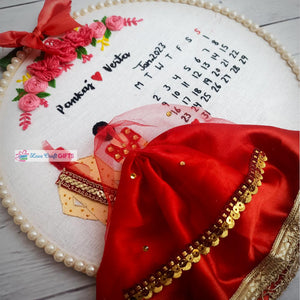 Special Embroidery Hoop For Couple | love craft gift