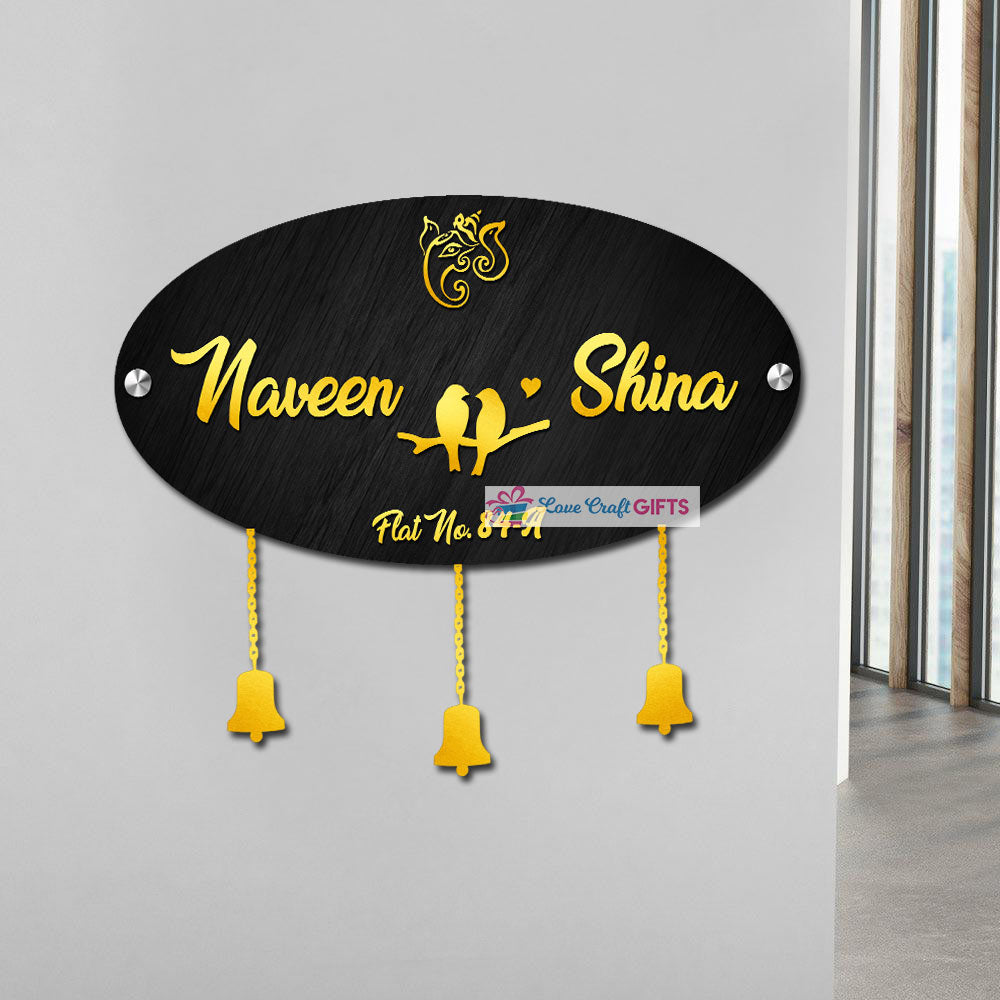 Great Wooden Home Name Plates-12x15"