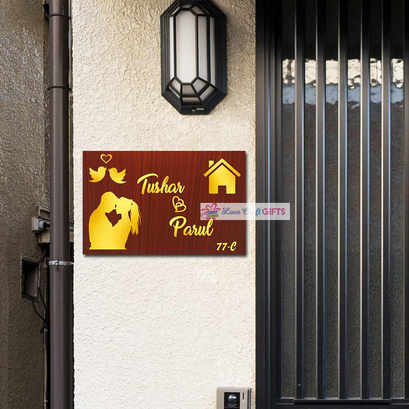 Creative Wooden Home Name Plates-12x15"