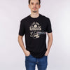 Men's Black Genius Printed T-Shirt