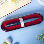 Customized Blue Metallic Finish Ball Pen