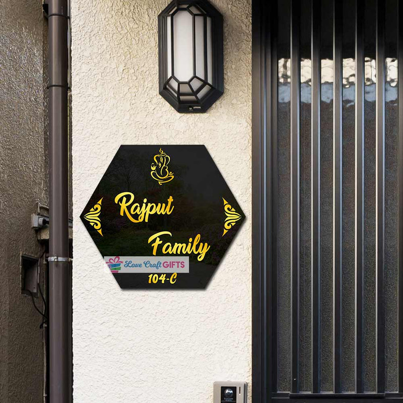 Attractive Acrylic Home Name Plates