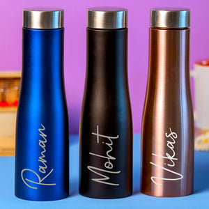 Customized Golden Stainless Water Bottle