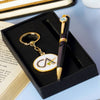 CA Personalized Golden Pen And Keychain Set