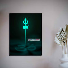 Special Colour Trishul Canvas Frame