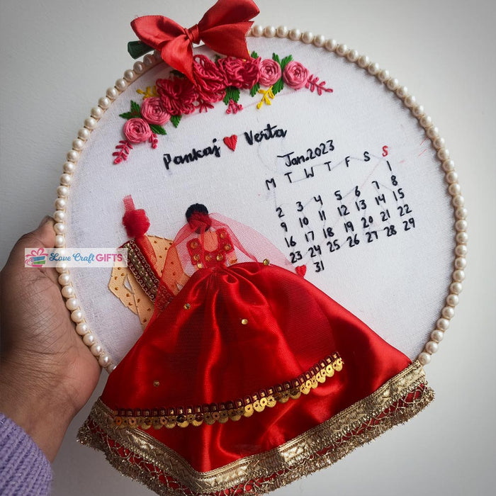 Special Embroidery Hoop For Couple | love craft gift