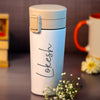 White Stainless Insulated Coffee Mug Or Water Bottle |Love Craft Gifts