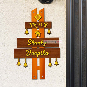 Wooden Home Name Plates | love craft gift