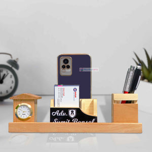 SPECIAL WOODEN PEN STAND WITH NAME | love craft gift