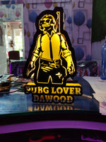Customized Light Frame For PubG Lovers | love craft gift