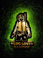 Customized Light Frame For PubG Lovers | love craft gift