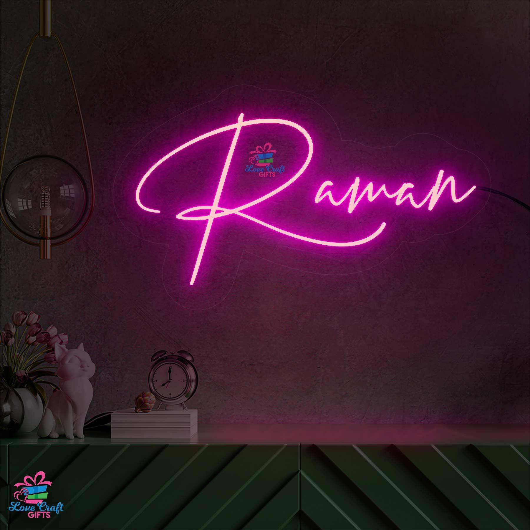 Customized Name Neon Sign Light