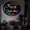 HAPPY BIRTHDAY MULTI-LIGHT NEON | love craft gift