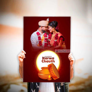 Acrylic Photo Frame For Karwa Chauth