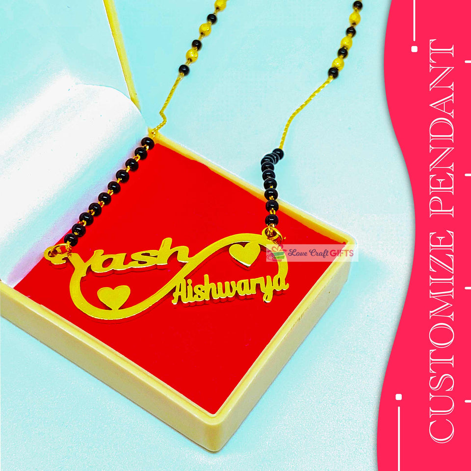 CUSTOMIZE NAME PENDANT love craft gift - 2