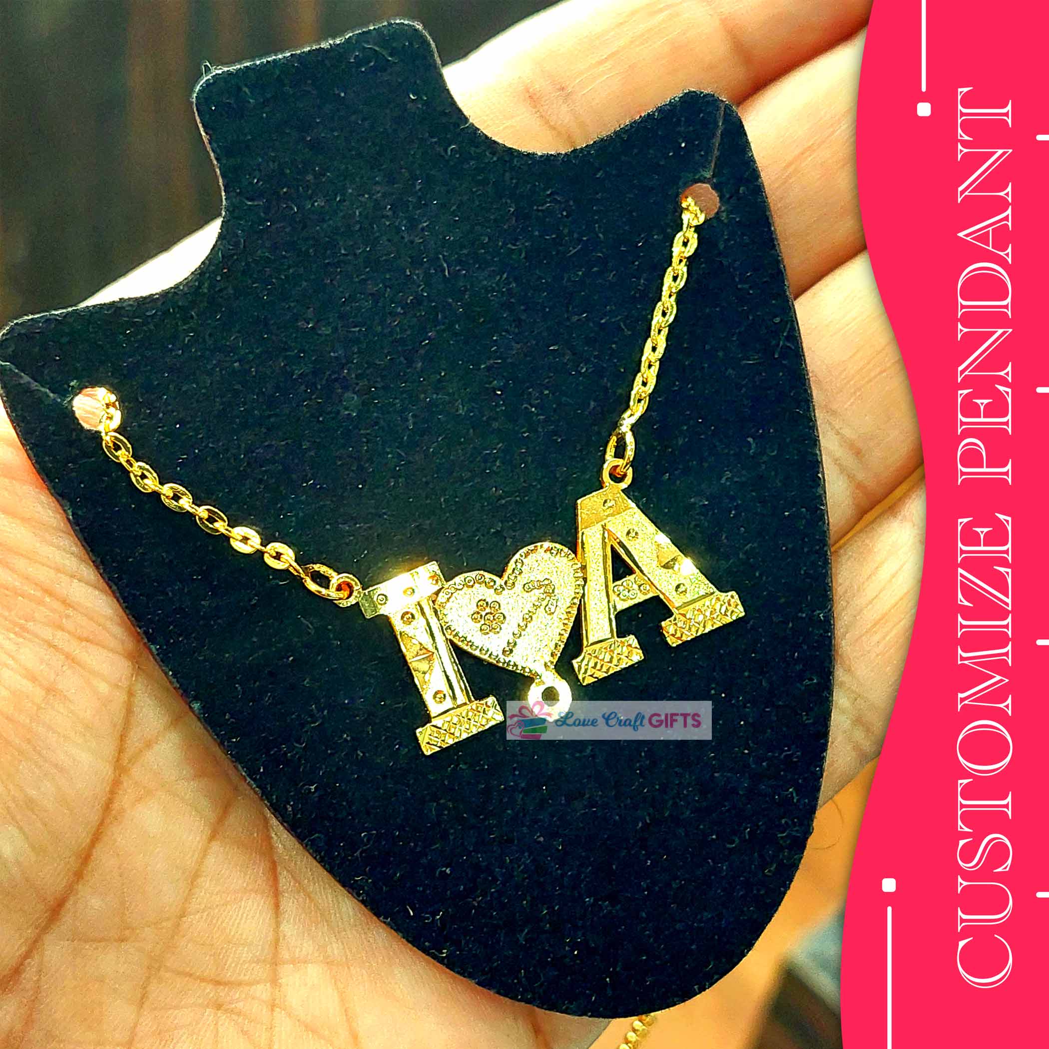 CUSTOMIZE LOVE PENDANT - 1