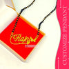 CUSTOMIZE NAME PENDANT love craft gift - 0