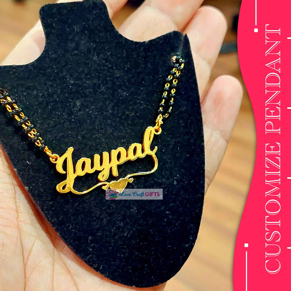 CUSTOMIZE NAME PENDANT love craft gift - 0