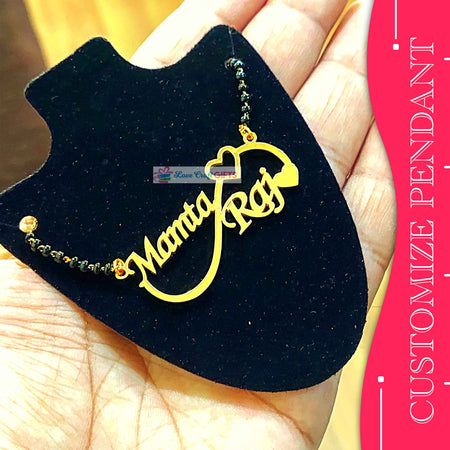 CUSTOMIZE INFINITY PENDANT love craft gift - 5