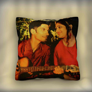 Personalized Square Photo Led Cushion | love craft gift