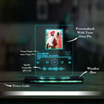  Buy Spotify Plaque with Wooden Stand | Love Craft Gift