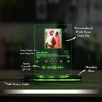  Buy Spotify Plaque with Wooden Stand | Love Craft Gift