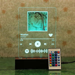 LED Spotify Plaque with Wooden Stand | Love Craft Gift