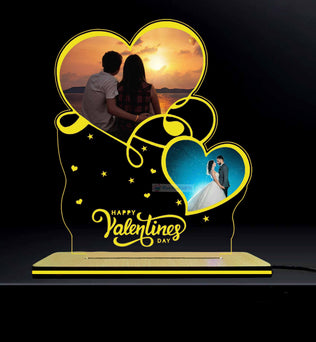 Acrylic Multi-Led Table Lamp For Valentine Day