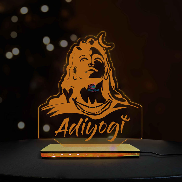 3d Acrylic Adiyogi LED Lamp