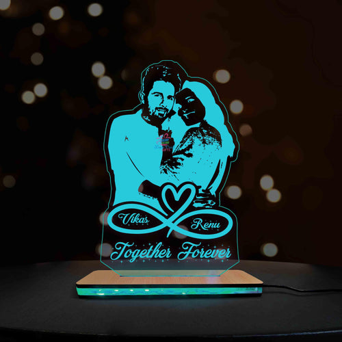 3D Acrylic Multi-Led Table Lamp For True Lovers
