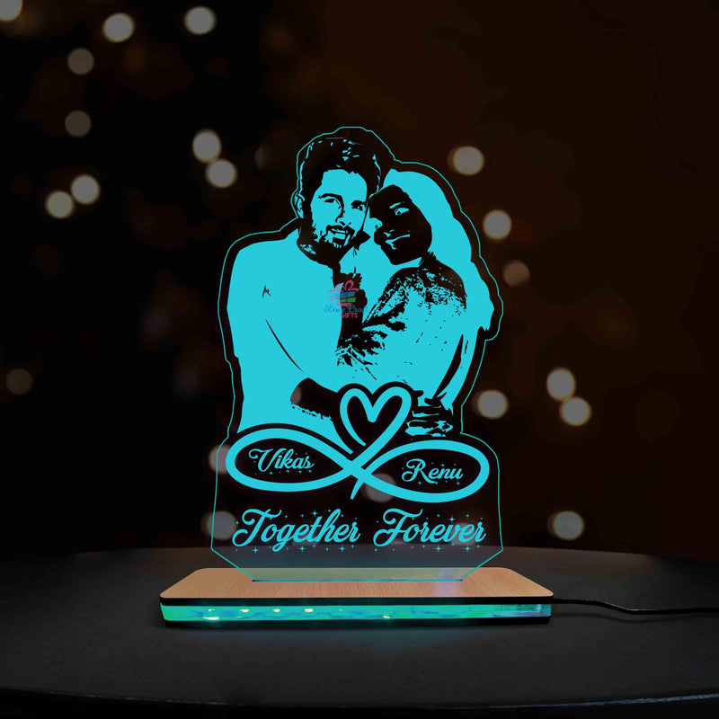 3D Acrylic Multi-Led Table Lamp For True Lovers