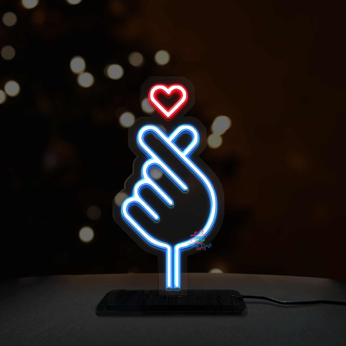 Neon Love Led Table Lamp | love craft gift