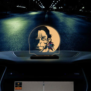 HANUMAN CAR DASHBOARD LAMP - love craft gift