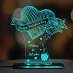 Valentine's Day Gift 3d Acrylic LED Lamp For Her