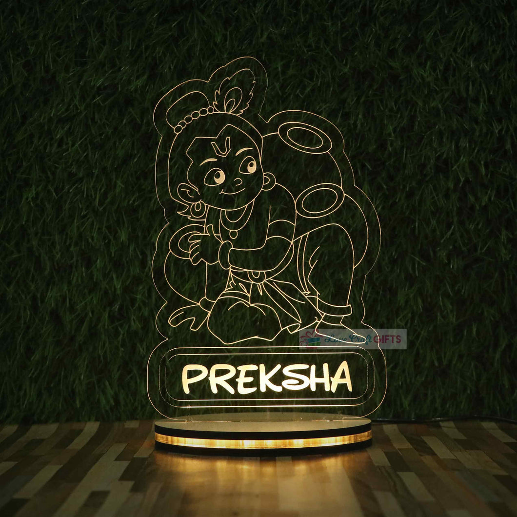 3d Acrylic Krishna LED Lamp