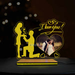 3D Acrylic Multi-Led Table Lamp For Valentine Day