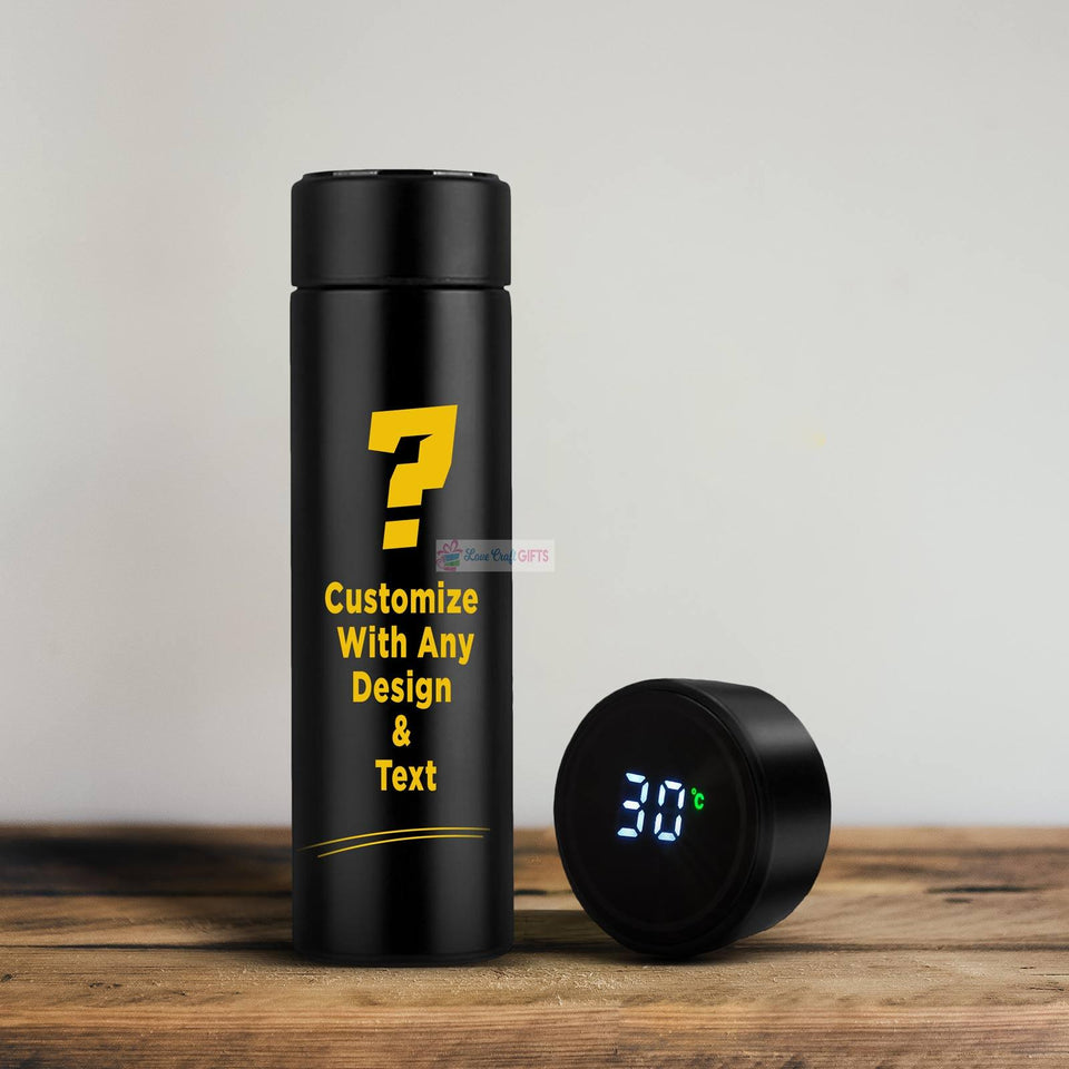 Customized Smart Temperature Water Bottle With Name